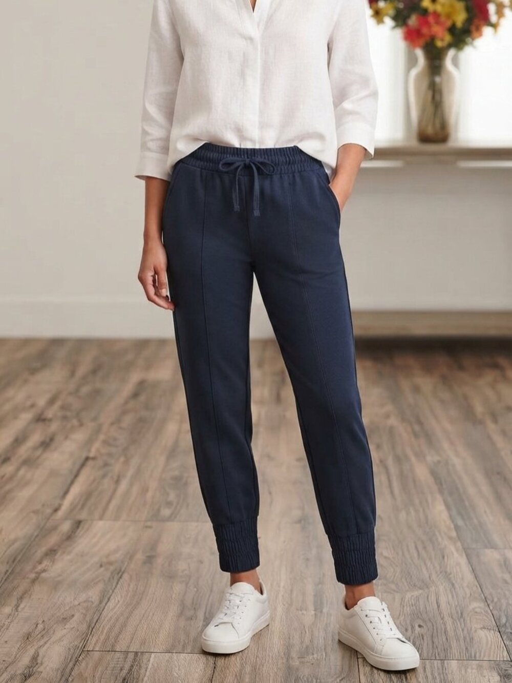 Zyia Active Navy Blue Everywhere Joggers Size S